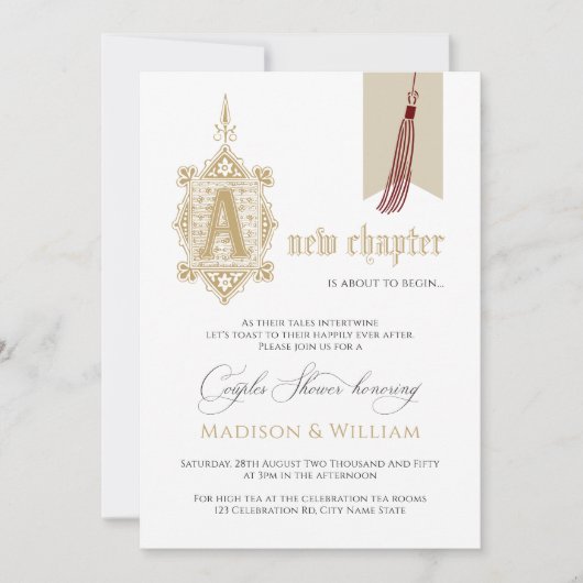 Een nieuw hoofdstuk Koppels Douche Kaart (Voorkant)