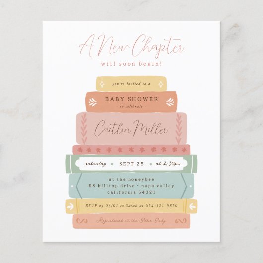 Een nieuw hoofdstuk | Schattige Storybook Budget B (Voorkant)