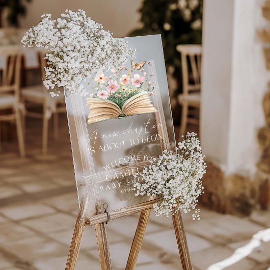 Een nieuw hoofdstuk staat op het punt te beginnen  acryl bord