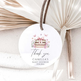Een nieuw hoofdstuk Storybook Baby shower Bedankjes Labels