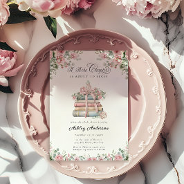 Een nieuw hoofdstuk Storybook Baby shower Kaart