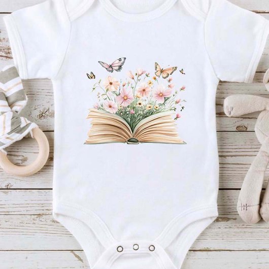 Een nieuw hoofdstuk storybook Baby shower Romper