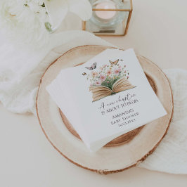 Een nieuw hoofdstuk Storybook Baby shower Servet