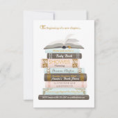 Een nieuw hoofdstuk | Uitnodiging tot Baby-boekens (Voorkant)