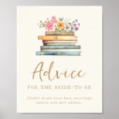 Een nieuw hoofdstuk Wildflower Books Advies Poster (Voorkant)