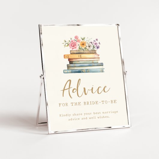 Een nieuw hoofdstuk Wildflower Books Advies Poster