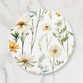 Een nieuw hoofdstukverhaalboek baby shower gunst bedankjes labels (Achterkant)