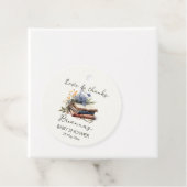 Een nieuw hoofdstukverhaalboek baby shower gunst bedankjes labels (In situ)
