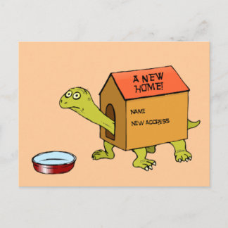 Een nieuw huis aankondigingskaart