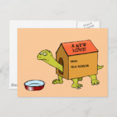 Een nieuw huis aankondigingskaart (Voorkant / Achterkant)