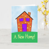 Een nieuw Huis! Kaart (Gele Bloem)