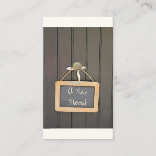 Een nieuw huis! - Nieuwe adresaankondiging Informatiekaartje
