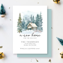 Een nieuw huis vakantie handschrift kalligrafie ve