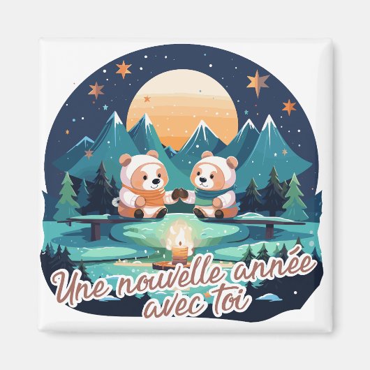 Een nieuw jaar met jou magneet (Voorkant)