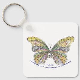 Een nieuw lied sleutelhanger