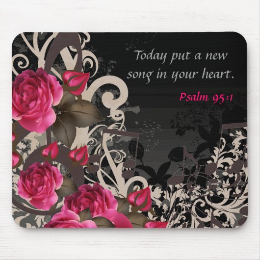 Een nieuw liedje in je hart Mousepad Muismat (Voorkant)