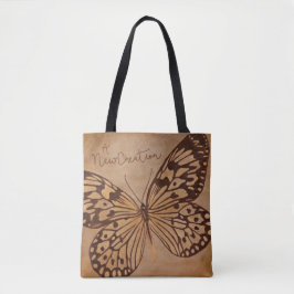 Een nieuw ontwerp van Butterflies-Canvas tas