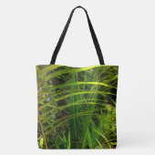 Een nieuw palmrond tote bag (Achterkant)