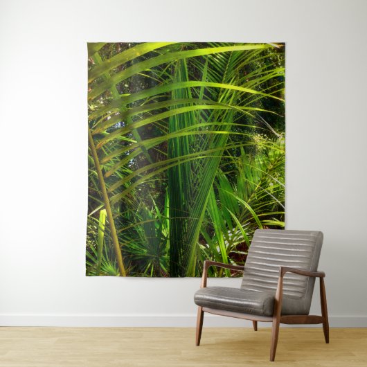 Een nieuw palmrond wandkleed (In situ)