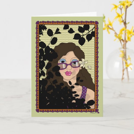 Een nieuw Perspectief_A_Wenskaart Kaart (Gele Bloem)