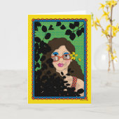 Een nieuw Perspectief_B_Wenskaart Kaart (Gele Bloem)