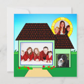 Een nieuw startpunt vieren kaart (Achterkant)