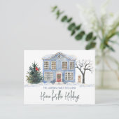 Een nieuw startpunt voor de Feestdagen die de aank Briefkaart (Staand voorkant)