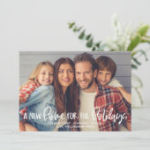 Een nieuw startpunt voor de Feestdagen met kerstka Kaart (Staand voorkant)