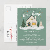 Een nieuw thuis voor de Feestdagen die verhuizen Briefkaart (Voorkant / Achterkant)