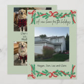 Een Nieuw Thuis Voor De Feestdagen Feestdagenkaart (Voorkant / Achterkant)