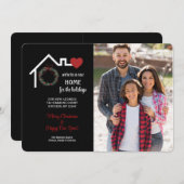Een nieuw thuis voor de feestdagen Foto kerstkaart (Voorkant / Achterkant)