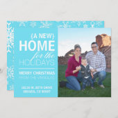 Een nieuw thuis voor de feestdagen kaart (Voorkant / Achterkant)