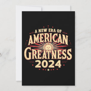 Een nieuw tijdperk van Amerikaanse grootheid 2024 Kaart