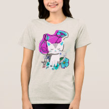 Een nieuw trendy kleurrijk kattenliefhebber ontwer