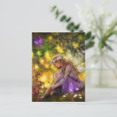 Een nieuw vriendschap Fantasy Fairy Briefkaart (Staand voorkant)