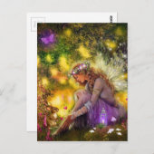 Een nieuw vriendschap Fantasy Fairy Briefkaart (Voorkant / Achterkant)