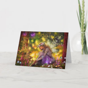 Een nieuw vriendschap Fantasy Fairy Kaart