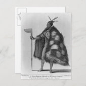 Een Nieuw-Zeelandse krijger Briefkaart (Voorkant / Achterkant)