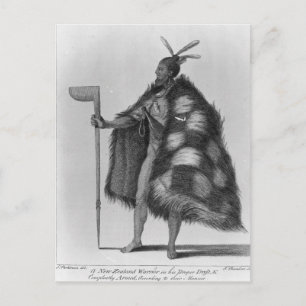 Een Nieuw-Zeelandse krijger Briefkaart