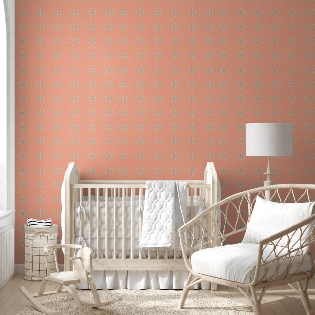 Een nieuwe baby behang (Kinderen)