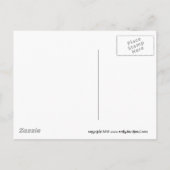 Een nieuwe baby die Peing op de ooievaar heeft. Aankondigingskaart (Achterkant)