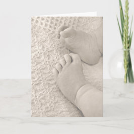 Een nieuwe baby gefeliciteerd kaart