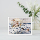 Een nieuwe Baby water van Warwick Goble Briefkaart (Staand voorkant)