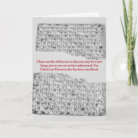 Een nieuwe brok: Pascha Reflectie Kaart (Voorkant)