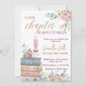 Een nieuwe Chapter Bridal Shower Invitation Sjablo Kaart (Voorkant)