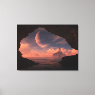 Een nieuwe dag canvas afdruk