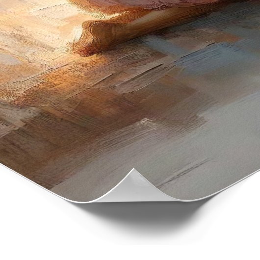 Een nieuwe dag, Christelijke kunst, Jezus met het  Poster (Hoek)