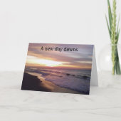 EEN NIEUWE DAG DAWNS = SYMPATHIEKAART KAART (Voorkant)