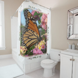 Een nieuwe dag douchegordijn