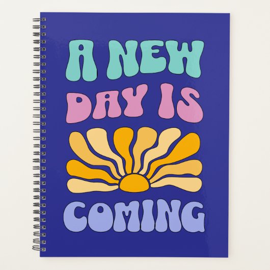 Een Nieuwe Dag Komt Aan Planner (Voorkant)